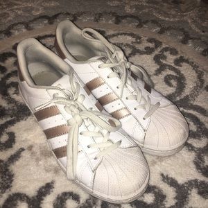 adidas Shoes - Rose gold Adidas Superstars. adidas Shoes - Rose gold Adidas Superstars.